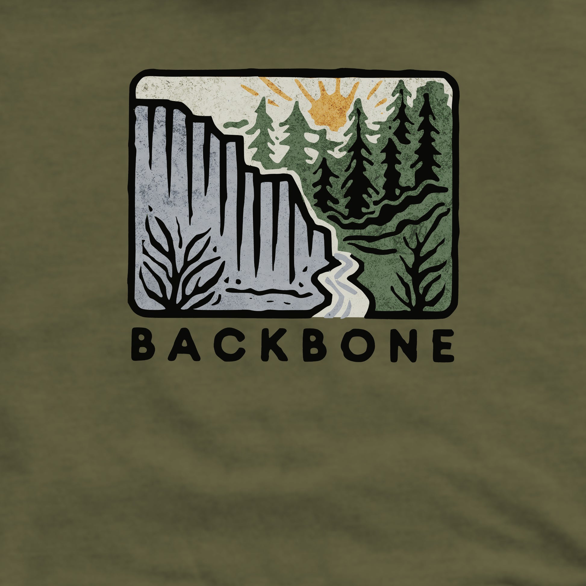 Backbone State Park Crewneck Sweatshirt Adventure and Outdoors Themed Sweatshirt