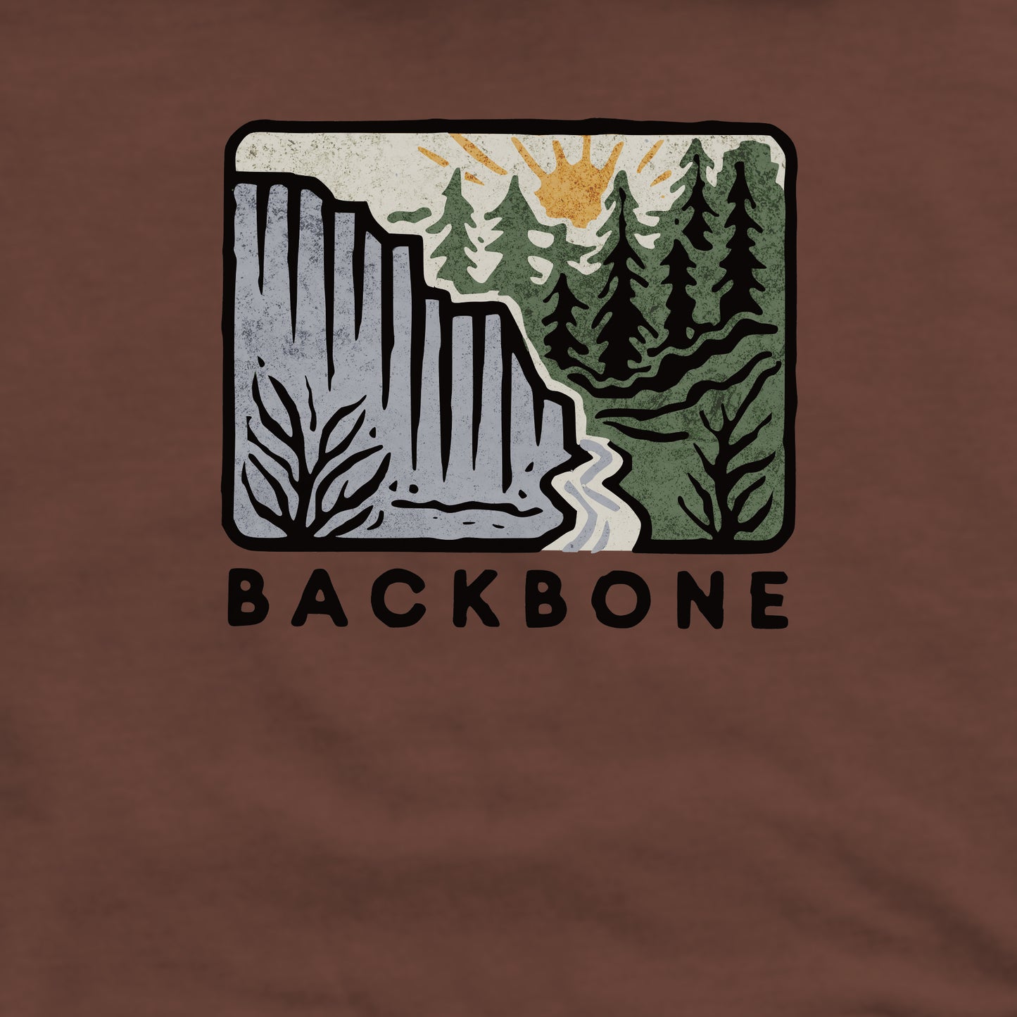Backbone State Park Crewneck Sweatshirt Adventure and Outdoors Themed Sweatshirt