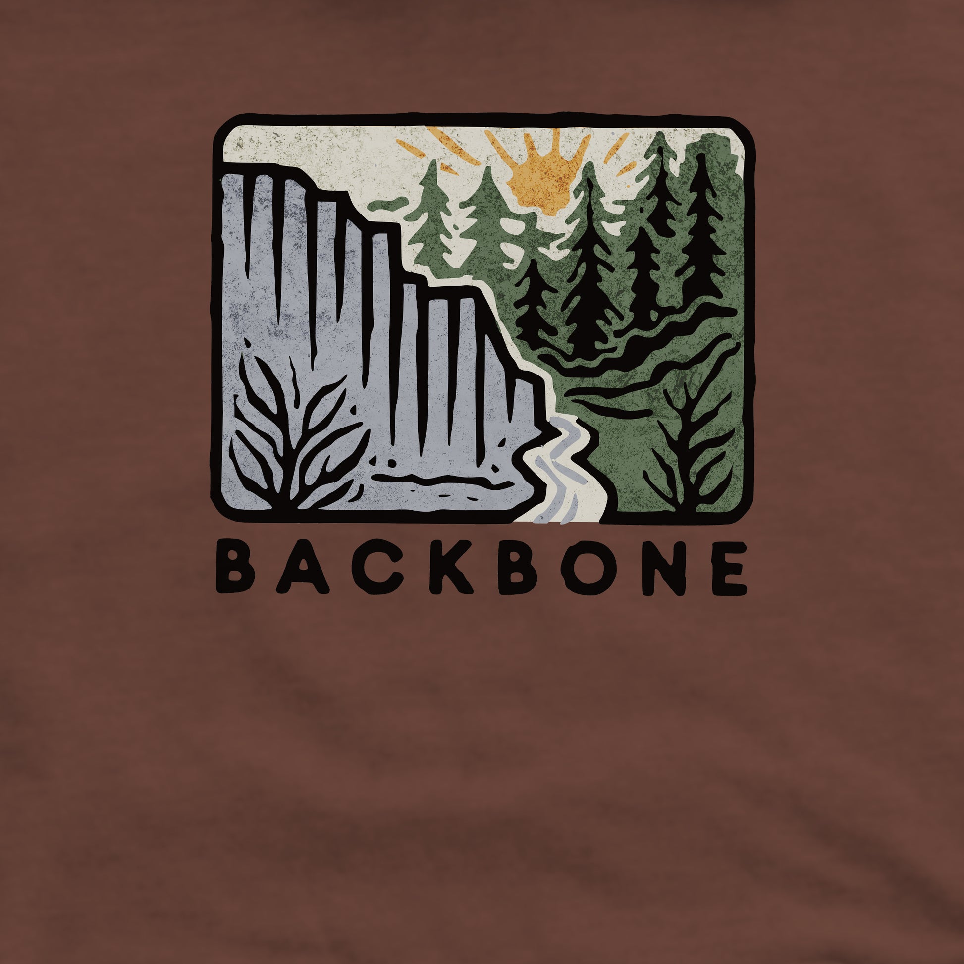 Backbone State Park Crewneck Sweatshirt Adventure and Outdoors Themed Sweatshirt