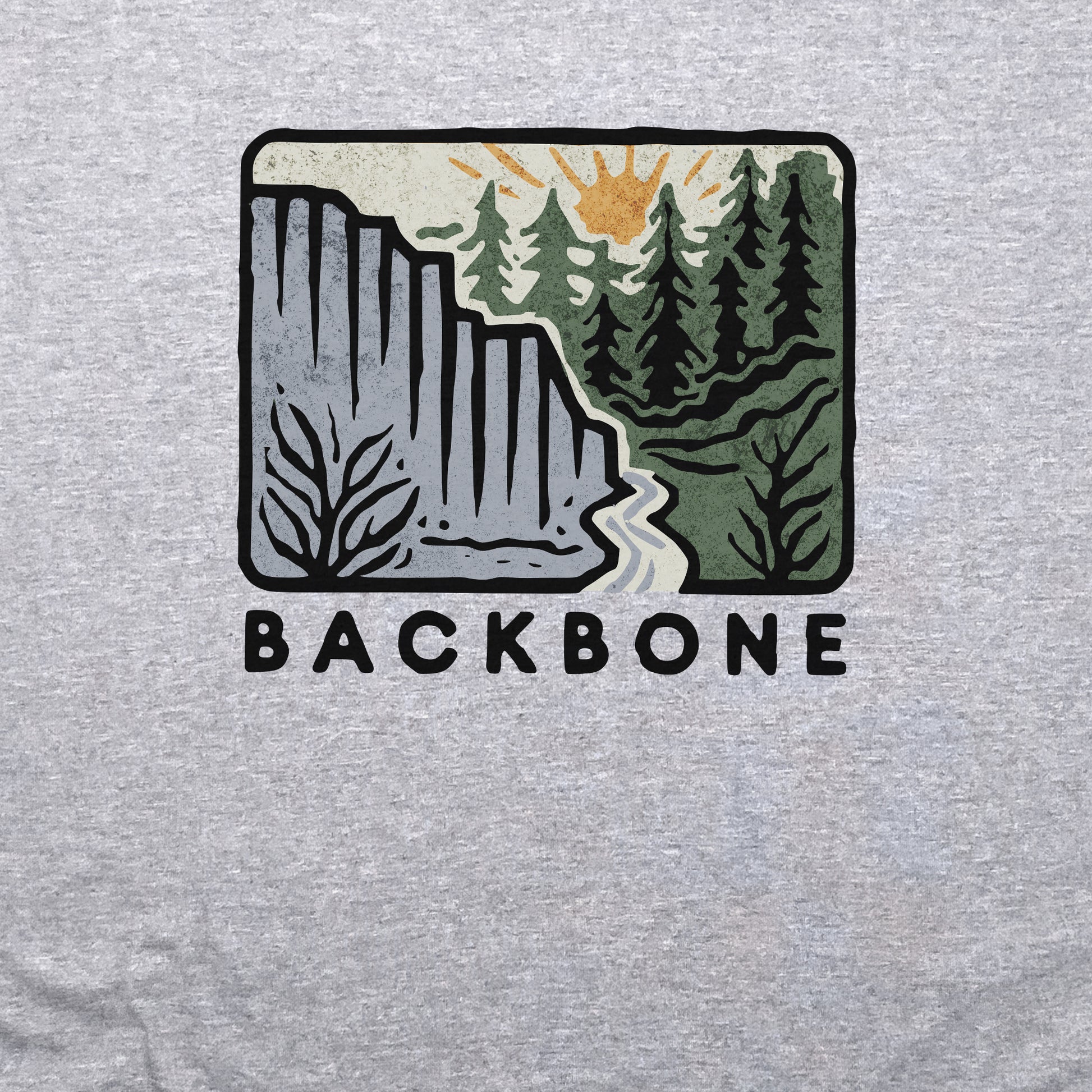 Backbone State Park Crewneck Sweatshirt Adventure and Outdoors Themed Sweatshirt