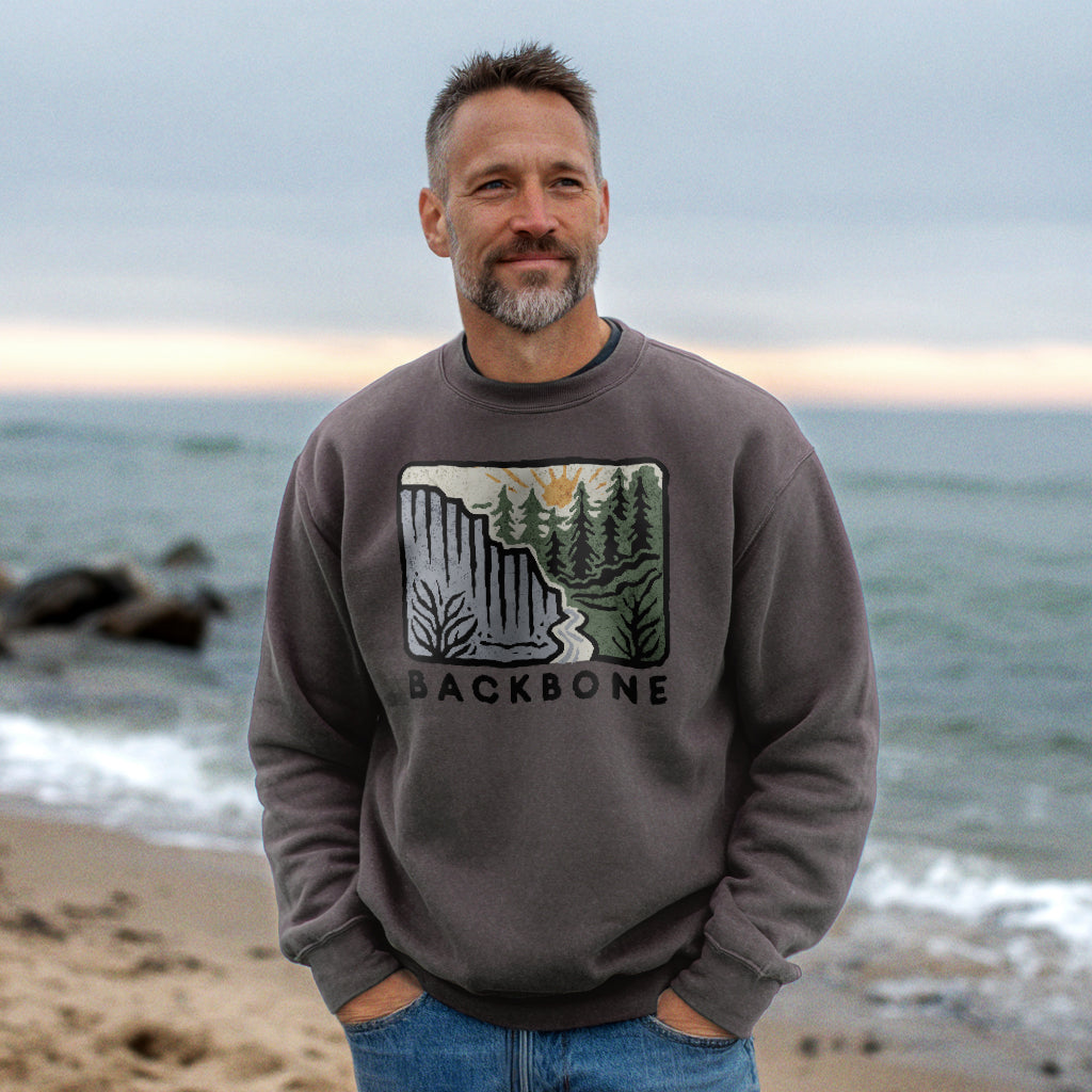 Backbone State Park Crewneck Sweatshirt Adventure and Outdoors Themed Sweatshirt