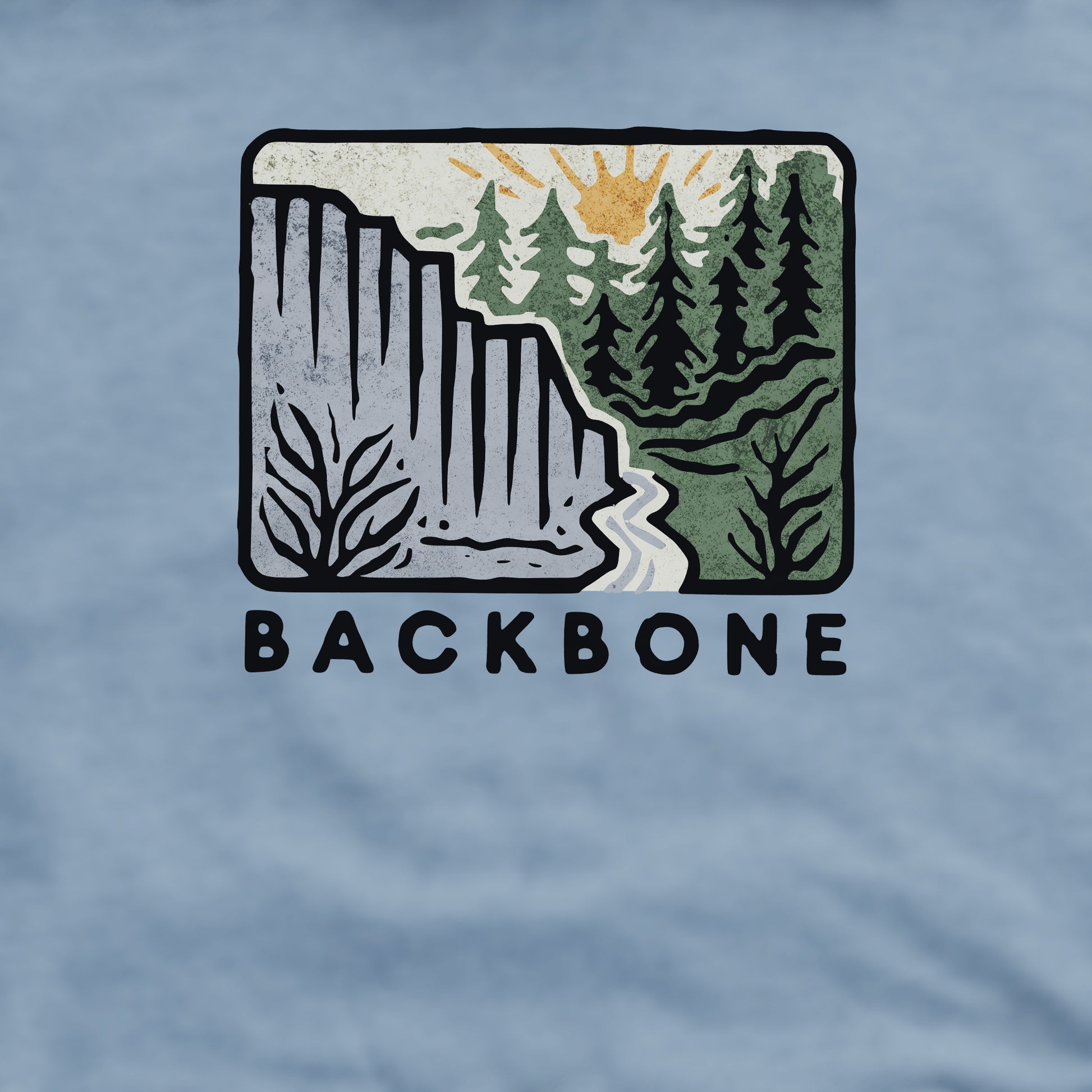 Backbone State Park Crewneck Sweatshirt Adventure and Outdoors Themed Sweatshirt