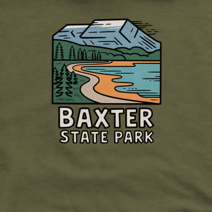 Baxter State Park Crewneck Sweatshirt Adventure and Outdoors Themed Sweatshirt