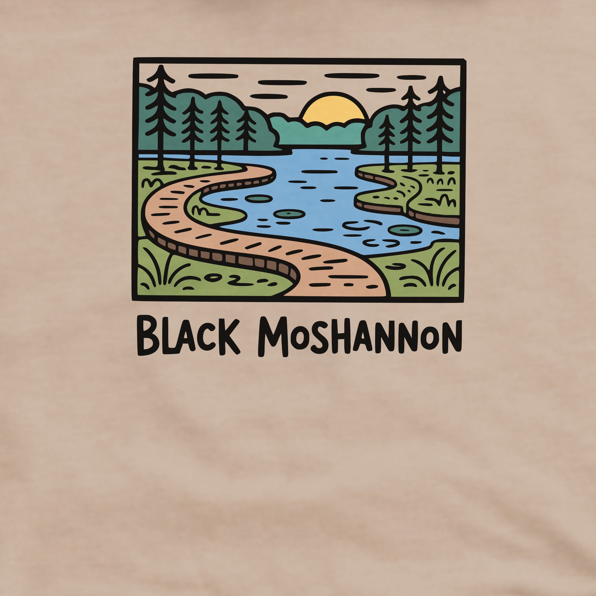 Black Moshannon State Park Crewneck Sweatshirt Adventure and Outdoors Themed Sweatshirt
