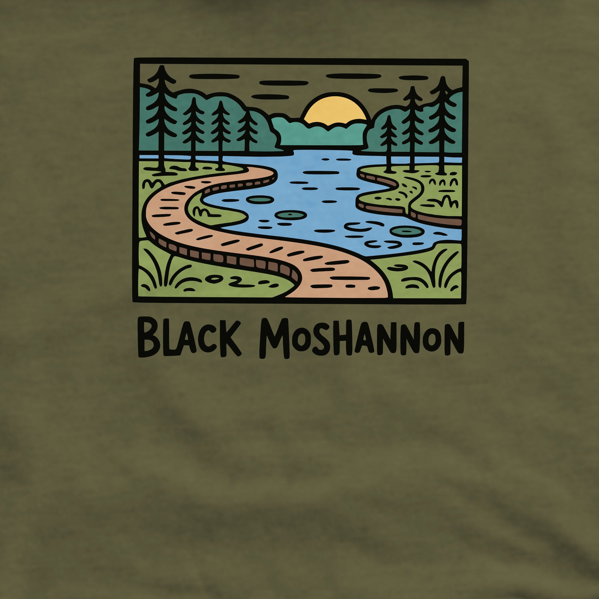 Black Moshannon State Park Crewneck Sweatshirt Adventure and Outdoors Themed Sweatshirt