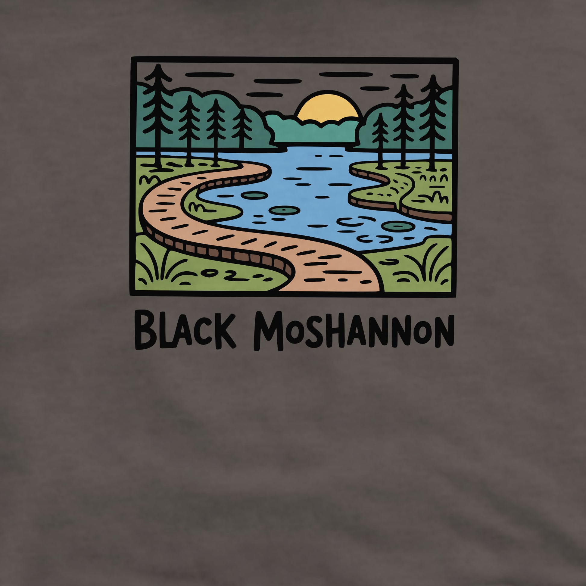 Black Moshannon State Park Crewneck Sweatshirt Adventure and Outdoors Themed Sweatshirt