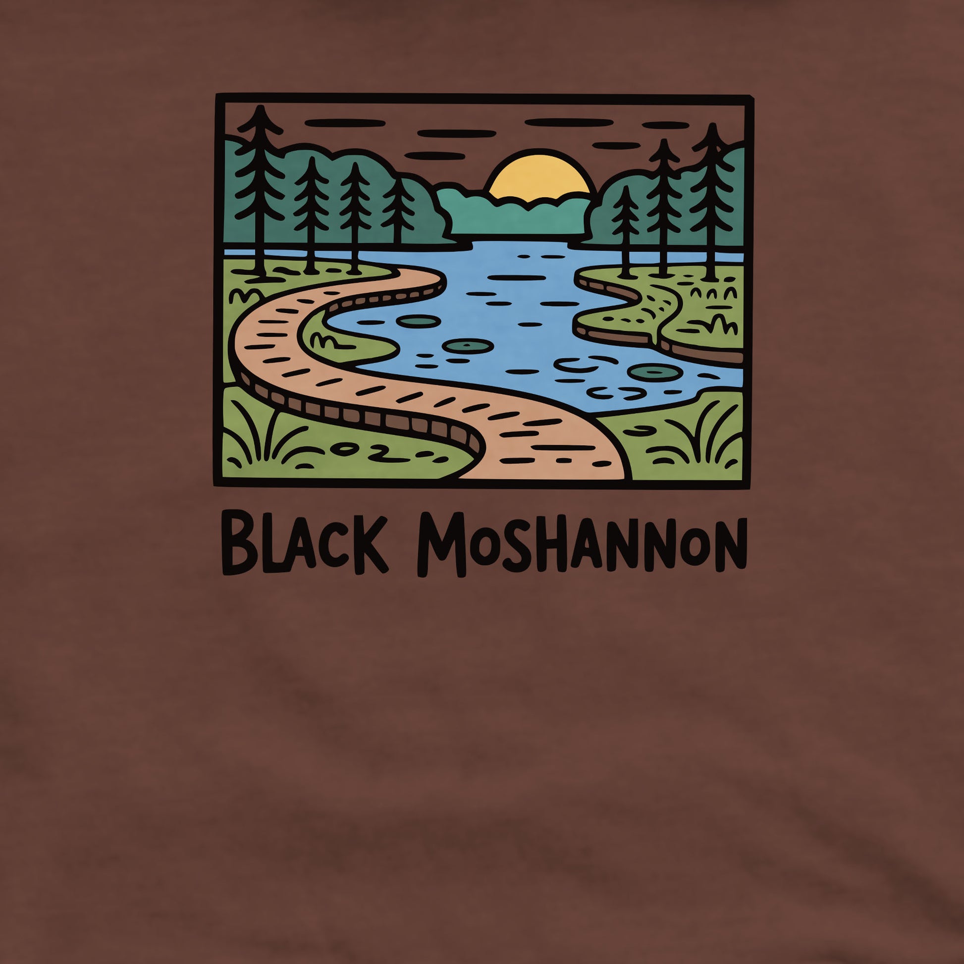 Black Moshannon State Park Crewneck Sweatshirt Adventure and Outdoors Themed Sweatshirt