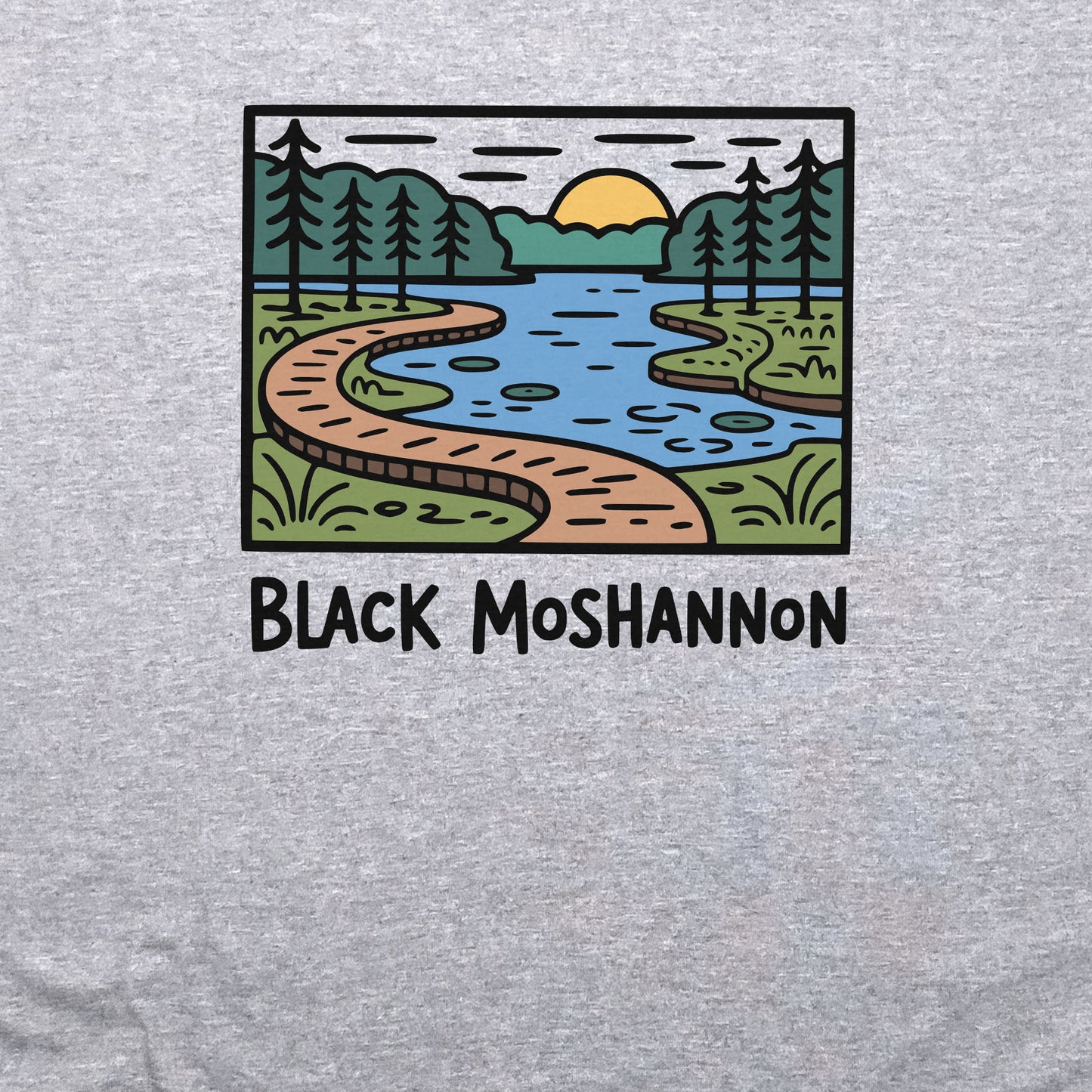 Black Moshannon State Park Crewneck Sweatshirt Adventure and Outdoors Themed Sweatshirt