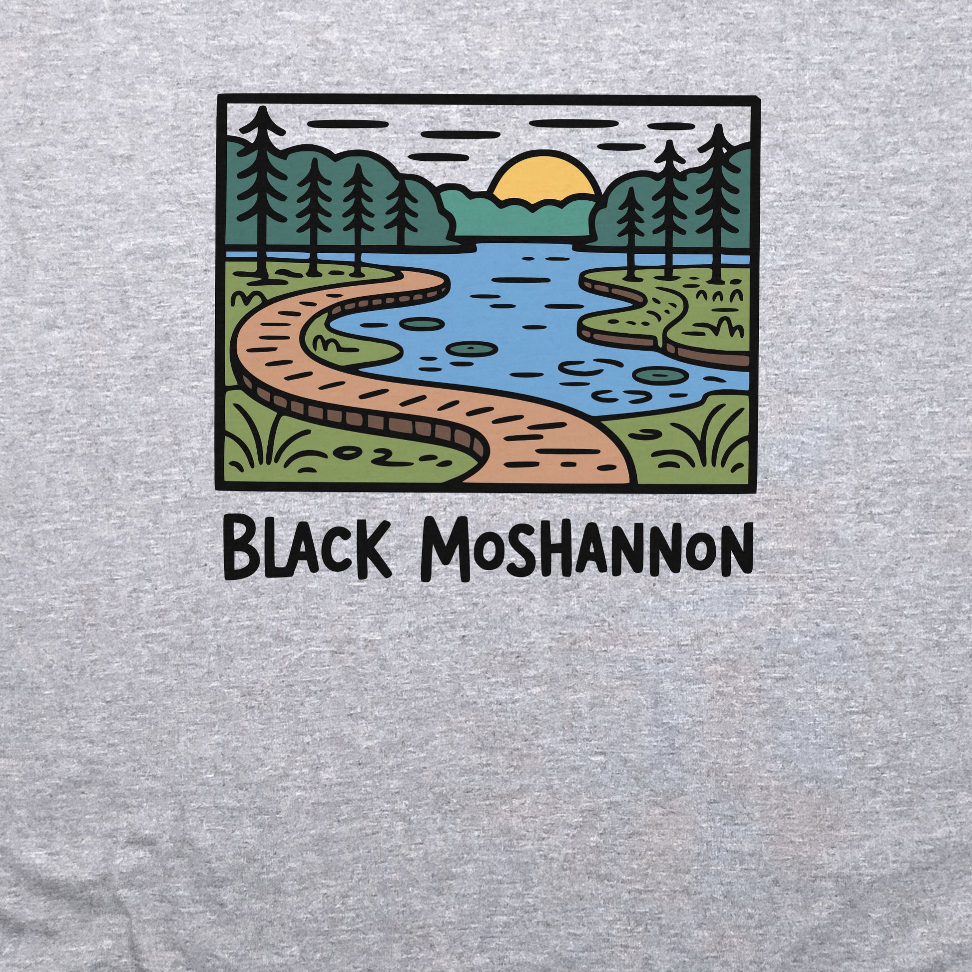 Black Moshannon State Park Crewneck Sweatshirt Adventure and Outdoors Themed Sweatshirt