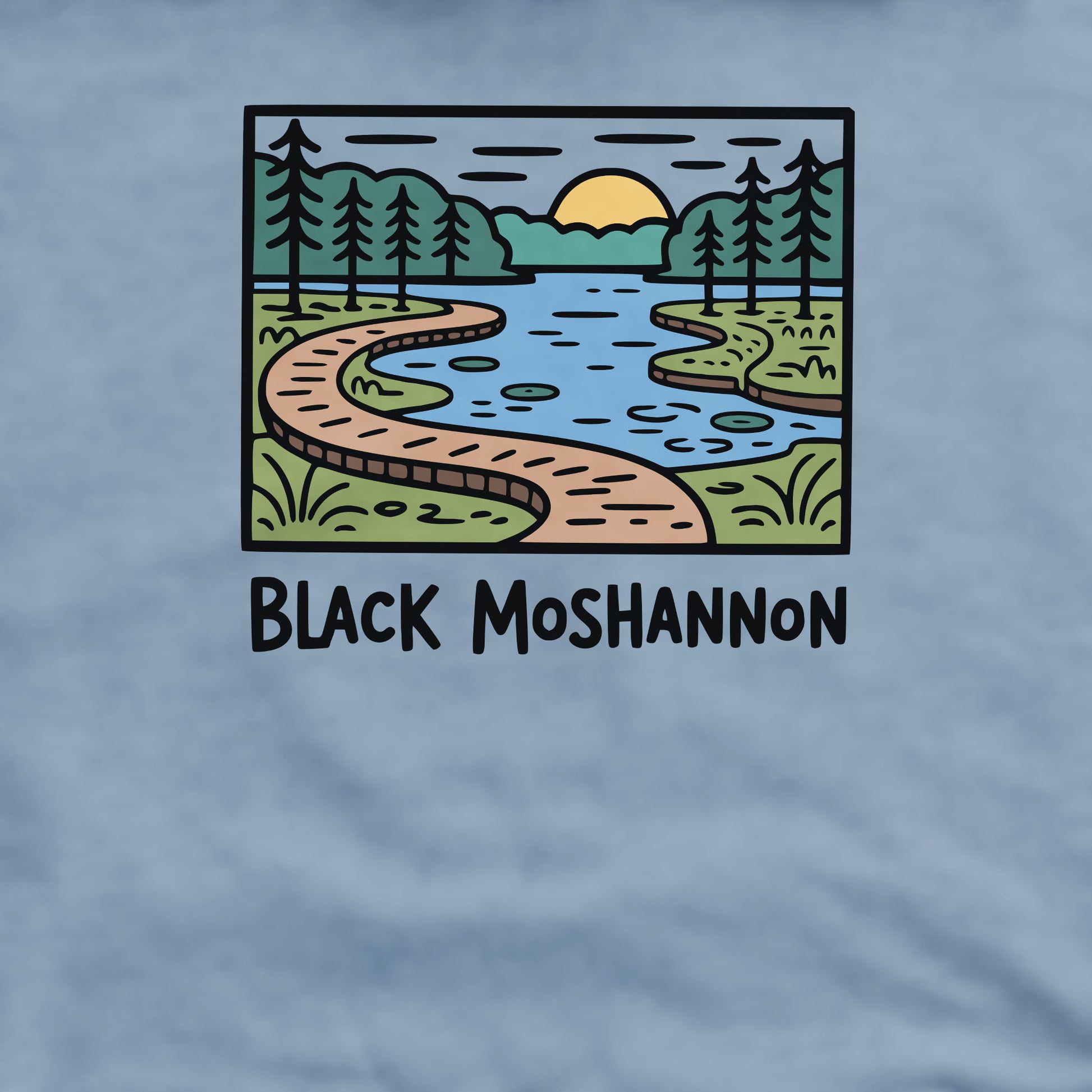 Black Moshannon State Park Crewneck Sweatshirt Adventure and Outdoors Themed Sweatshirt