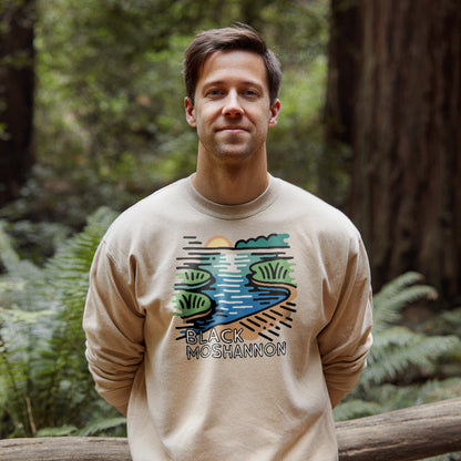 Black Moshannon State Park Crewneck Sweatshirt Adventure and Outdoors Themed Sweatshirt