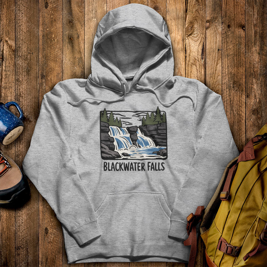 Blackwater Falls Hoodie Sport Grey Adventure and Outdoors Themed Hoodie