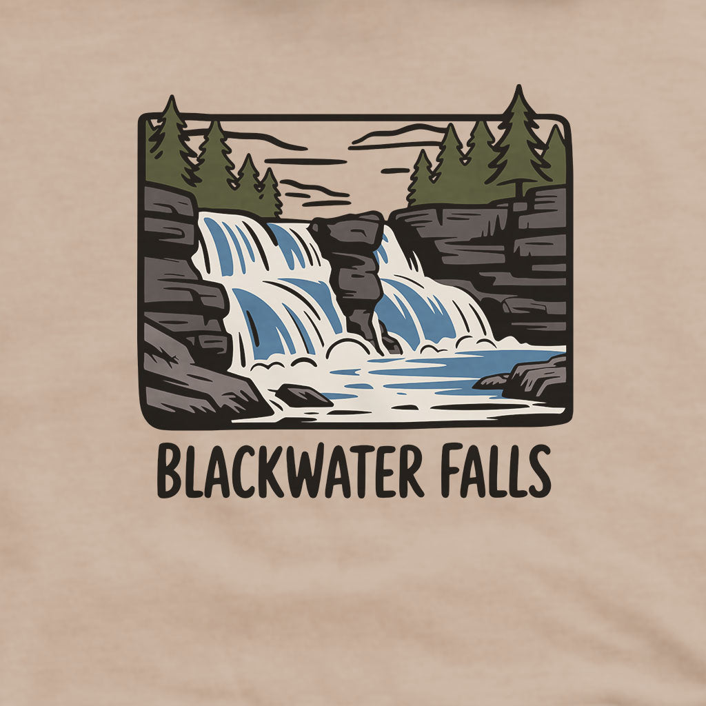 Blackwater Falls Hoodie Adventure and Outdoors Themed Hoodie