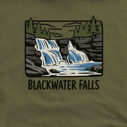 Blackwater Falls Hoodie Adventure and Outdoors Themed Hoodie