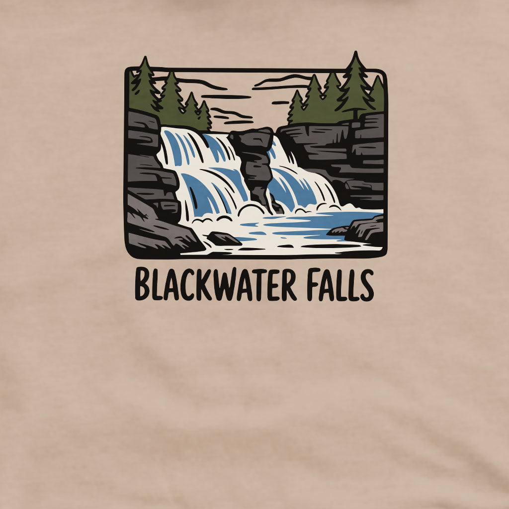 Blackwater Falls Crewneck Sweatshirt Adventure and Outdoors Themed Sweatshirt