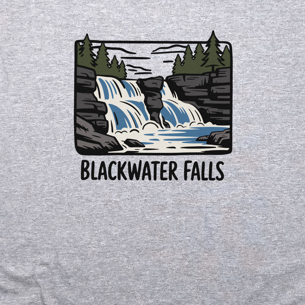 Blackwater Falls Crewneck Sweatshirt Adventure and Outdoors Themed Sweatshirt