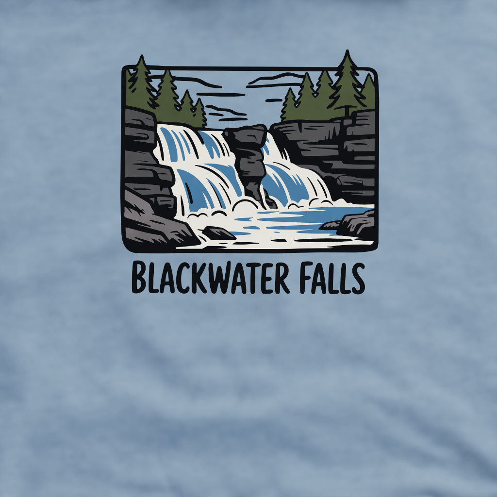 Blackwater Falls Crewneck Sweatshirt Adventure and Outdoors Themed Sweatshirt