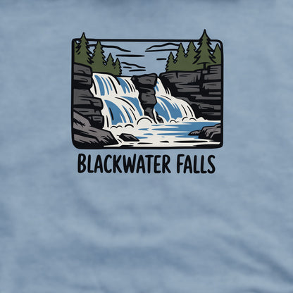 Blackwater Falls Crewneck Sweatshirt Adventure and Outdoors Themed Sweatshirt