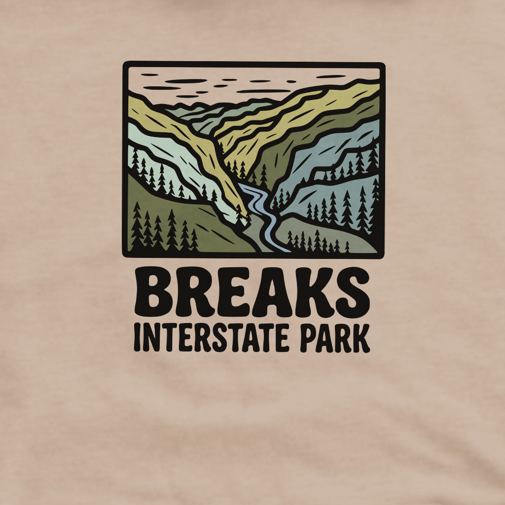 Breaks Interstate Park Crewneck Sweatshirt Adventure and Outdoors Themed Sweatshirt