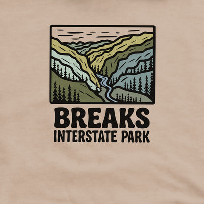 Breaks Interstate Park Crewneck Sweatshirt Adventure and Outdoors Themed Sweatshirt