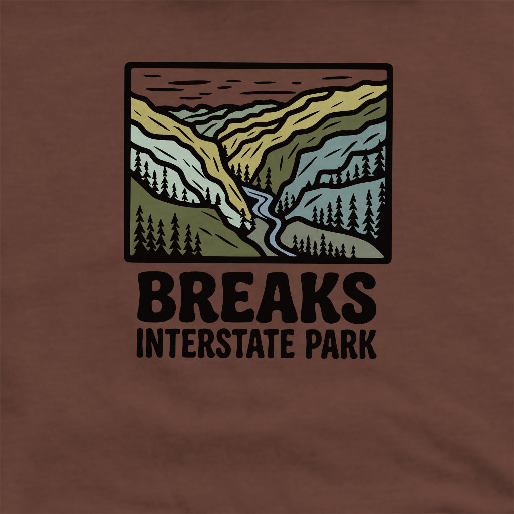 Breaks Interstate Park Crewneck Sweatshirt Adventure and Outdoors Themed Sweatshirt