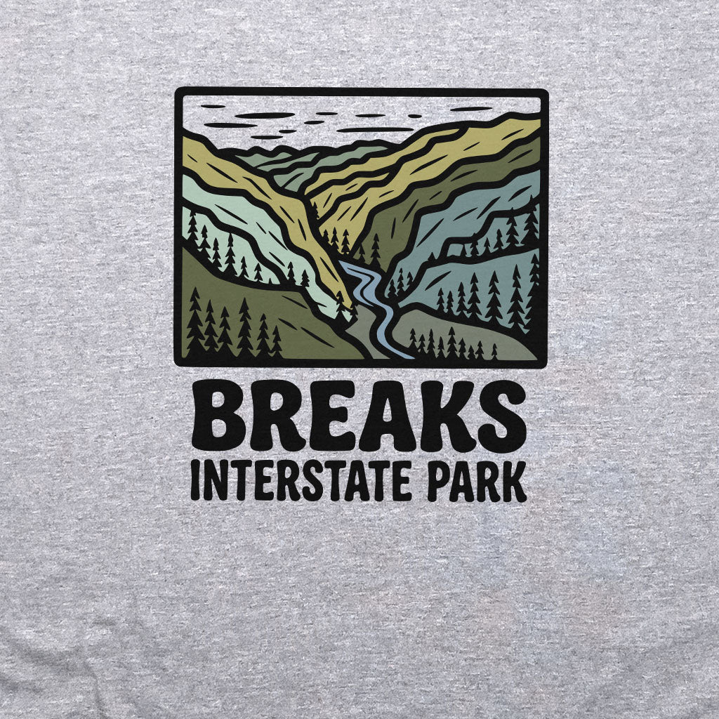 Breaks Interstate Park Crewneck Sweatshirt Adventure and Outdoors Themed Sweatshirt