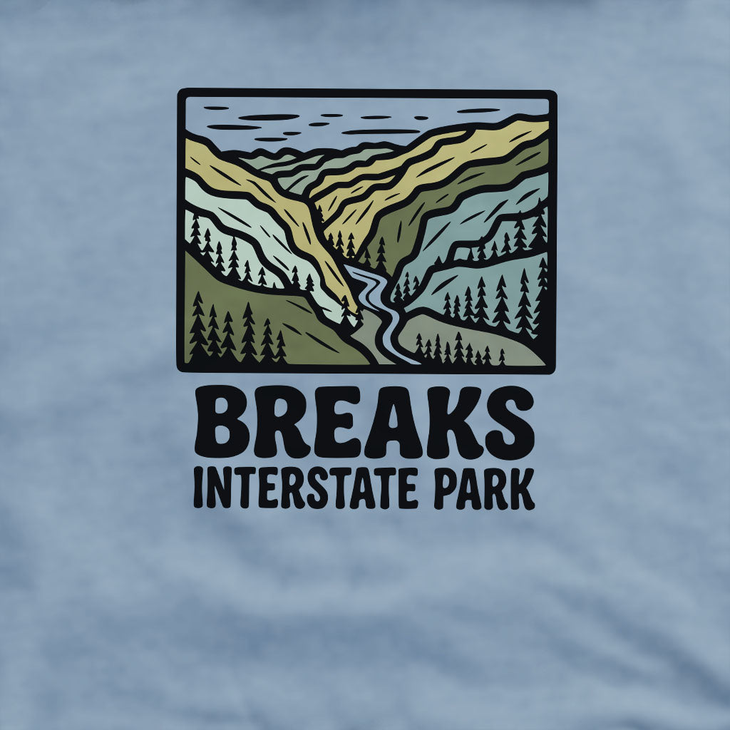 Breaks Interstate Park Crewneck Sweatshirt Adventure and Outdoors Themed Sweatshirt