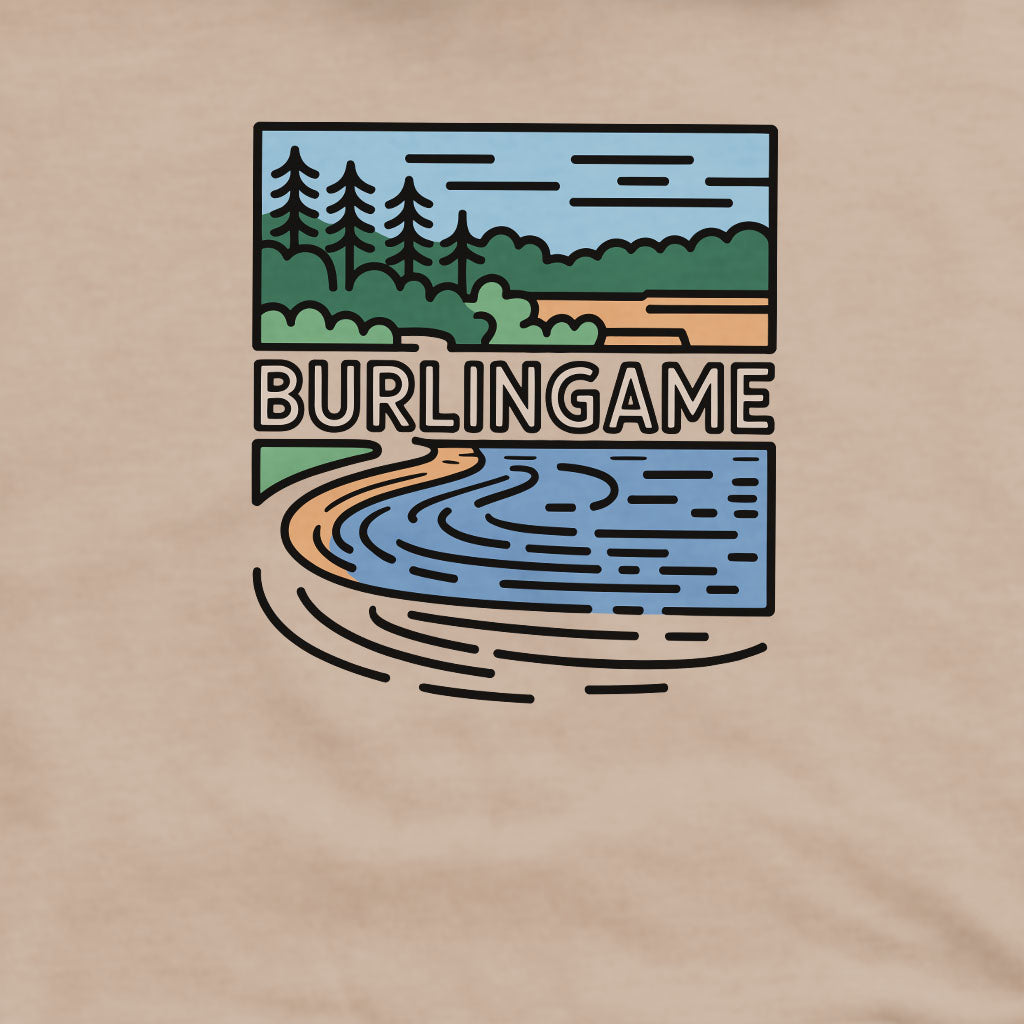 Burlingame State Park Crewneck Sweatshirt Adventure and Outdoors Themed Sweatshirt