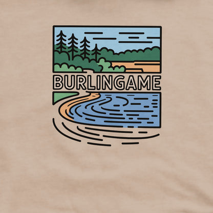 Burlingame State Park Crewneck Sweatshirt Adventure and Outdoors Themed Sweatshirt
