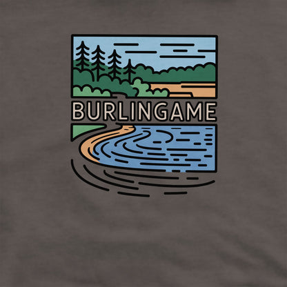 Burlingame State Park Crewneck Sweatshirt Adventure and Outdoors Themed Sweatshirt