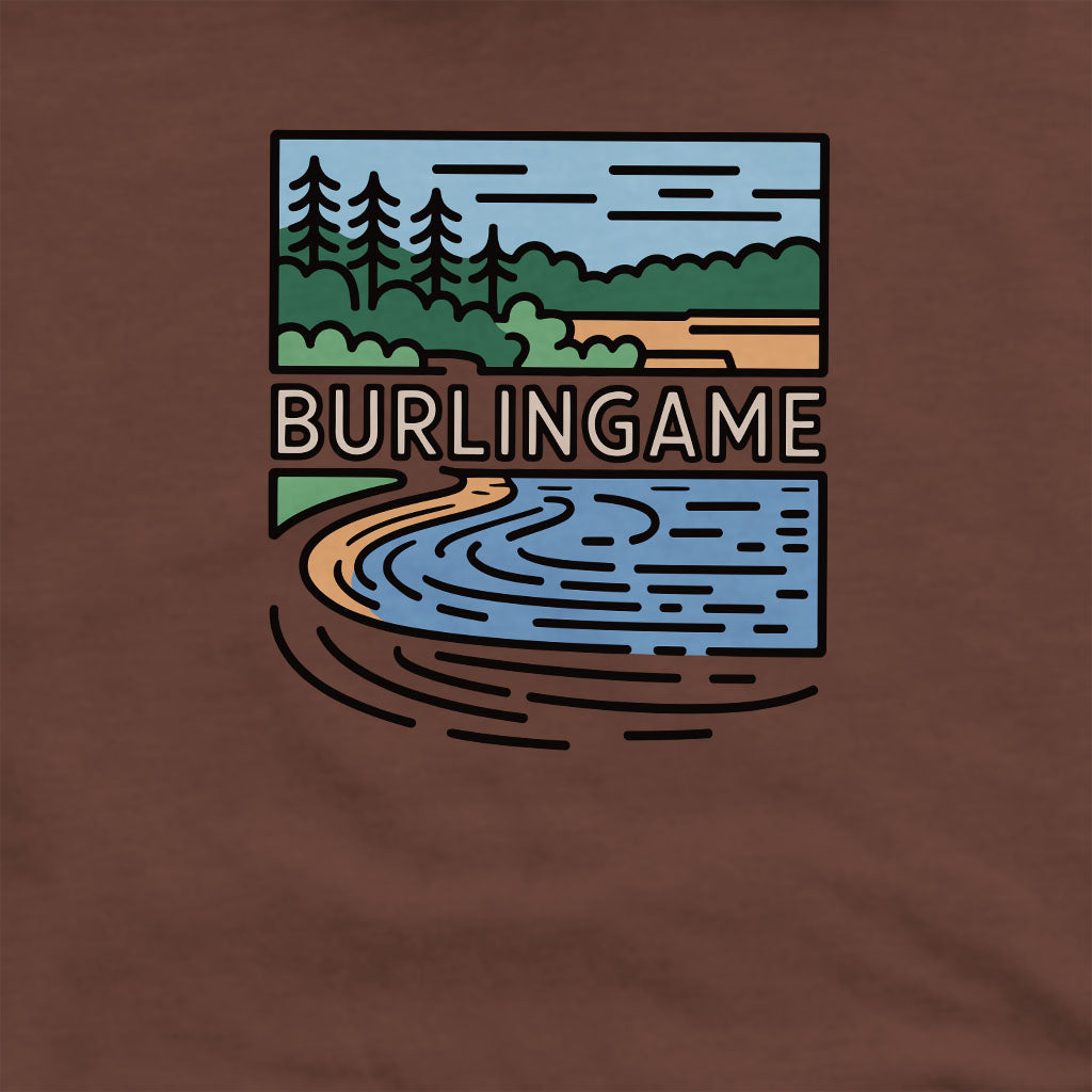 Burlingame State Park Crewneck Sweatshirt Adventure and Outdoors Themed Sweatshirt