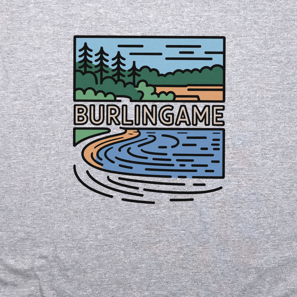 Burlingame State Park Crewneck Sweatshirt Adventure and Outdoors Themed Sweatshirt