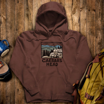 Caesars Head State Park Hoodie Cocoa Adventure and Outdoors Themed Hoodie