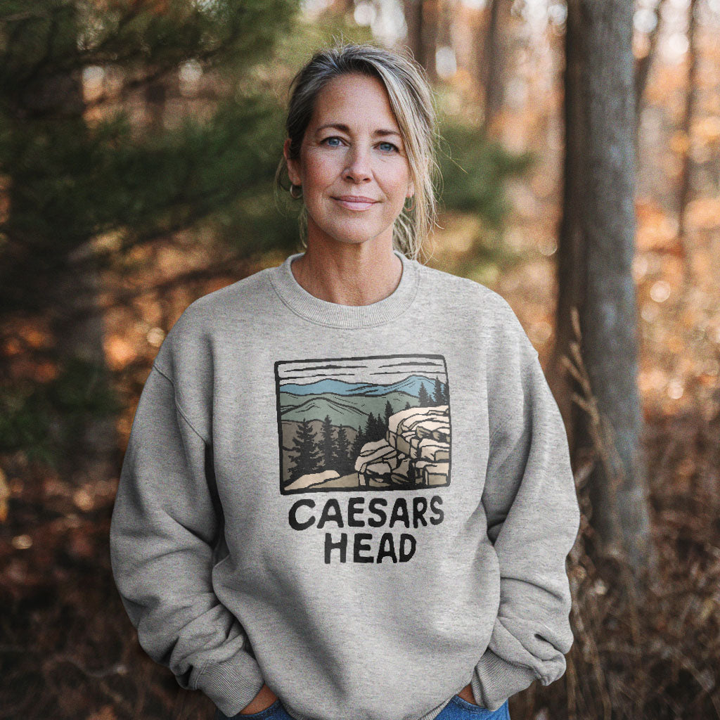 Caesars Head State Park Crewneck Sweatshirt Adventure and Outdoors Themed Sweatshirt