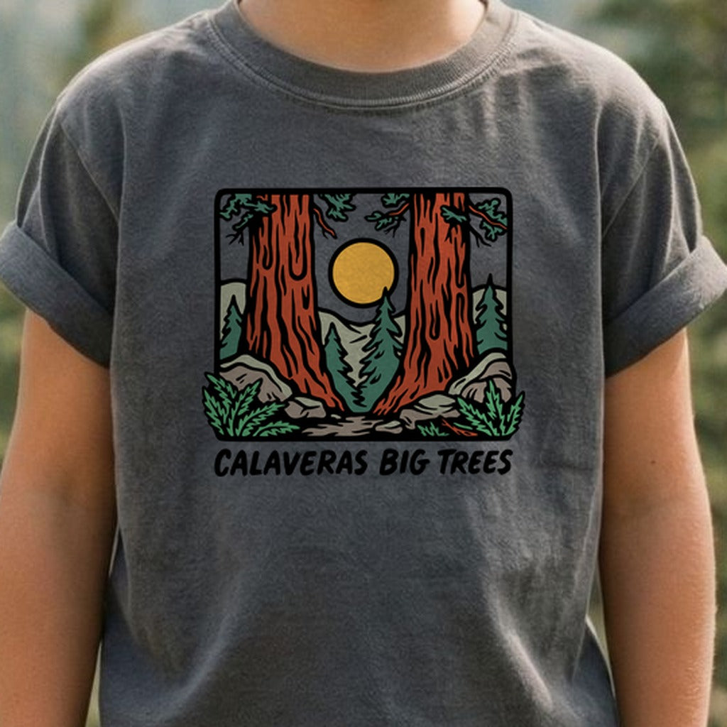 Calaveras Big Trees State Park Kids Cotton T-Shirt