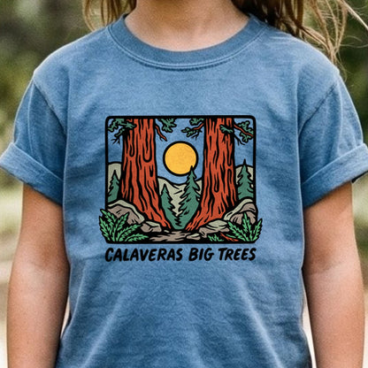 Calaveras Big Trees State Park Kids Cotton T-Shirt