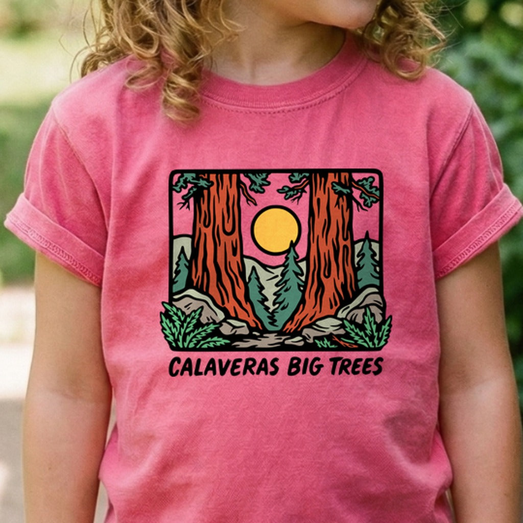 Calaveras Big Trees State Park Kids Cotton T-Shirt