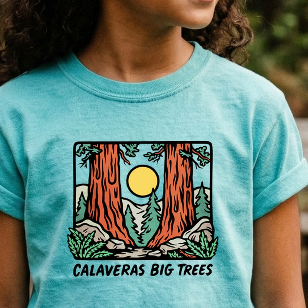 Calaveras Big Trees State Park Kids Cotton T-Shirt