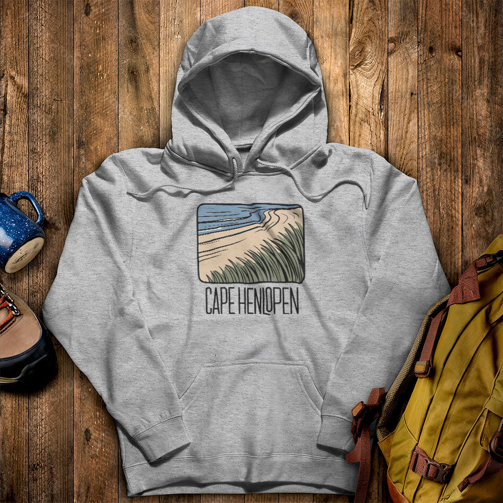 Cape Henlopen Hoodie Sport Grey Adventure and Outdoors Themed Hoodie