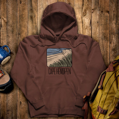 Cape Henlopen Hoodie Cocoa Adventure and Outdoors Themed Hoodie