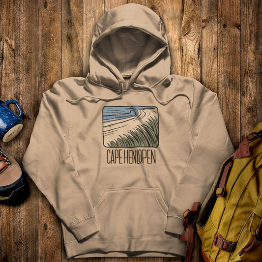 Cape Henlopen Hoodie Sand Adventure and Outdoors Themed Hoodie