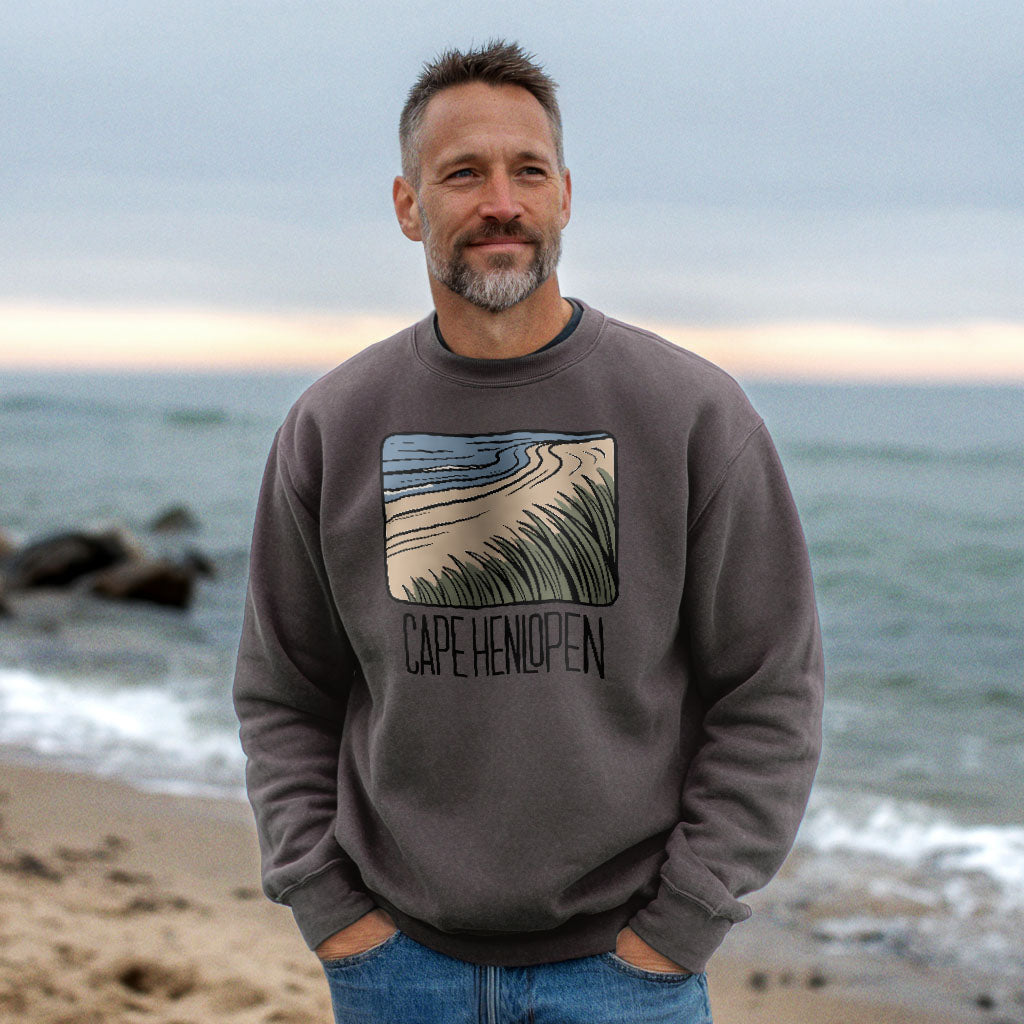 Cape Henlopen Crewneck Sweatshirt Adventure and Outdoors Themed Sweatshirt
