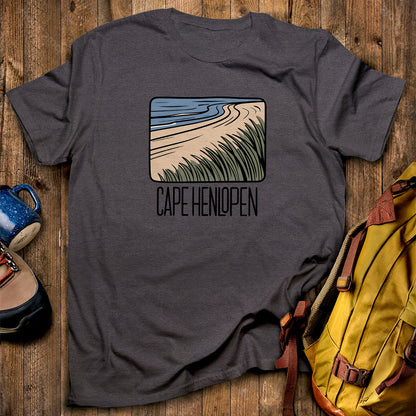 Cape Henlopen T-Shirt Dark Heather Adventure and Outdoors Themed T-Shirt