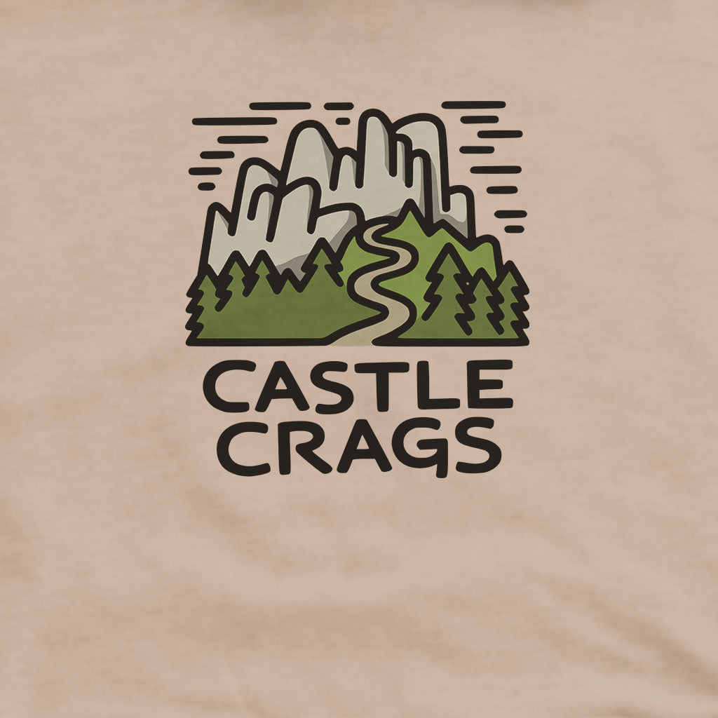 Castle Crags State Park Hoodie Adventure and Outdoors Themed Hoodie