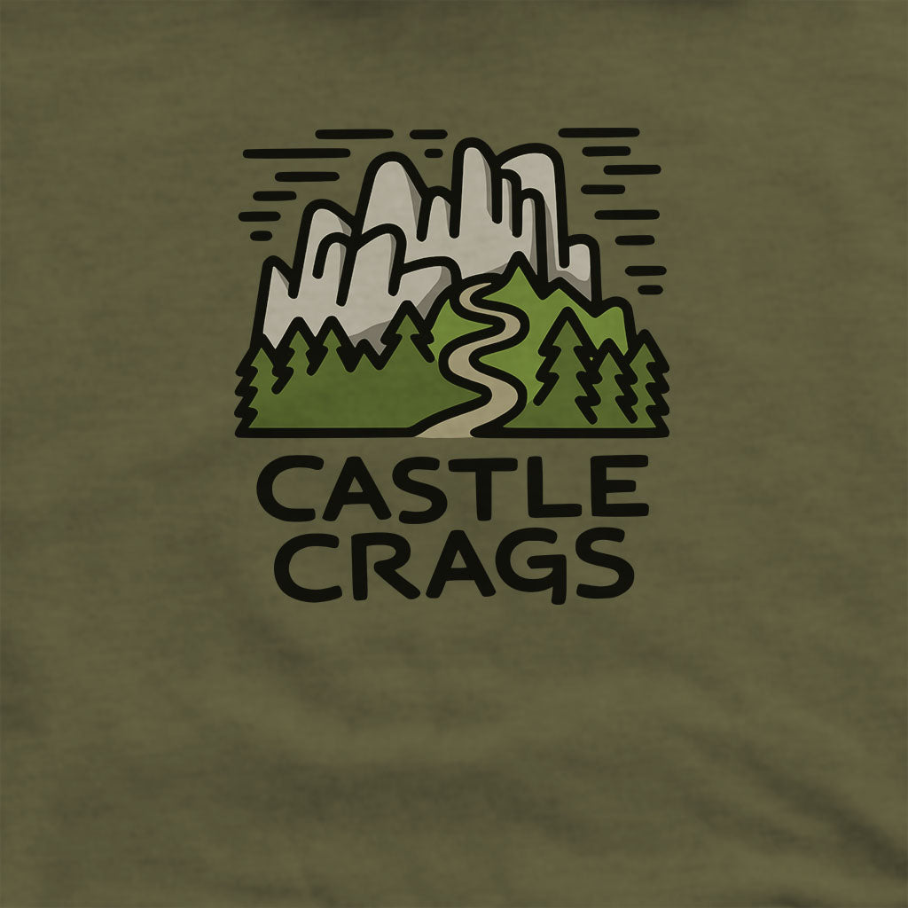 Castle Crags State Park Hoodie Adventure and Outdoors Themed Hoodie