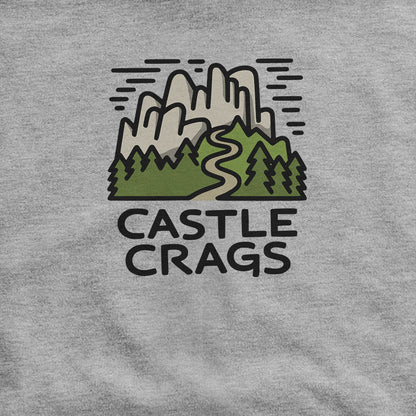 Castle Crags State Park Hoodie Adventure and Outdoors Themed Hoodie