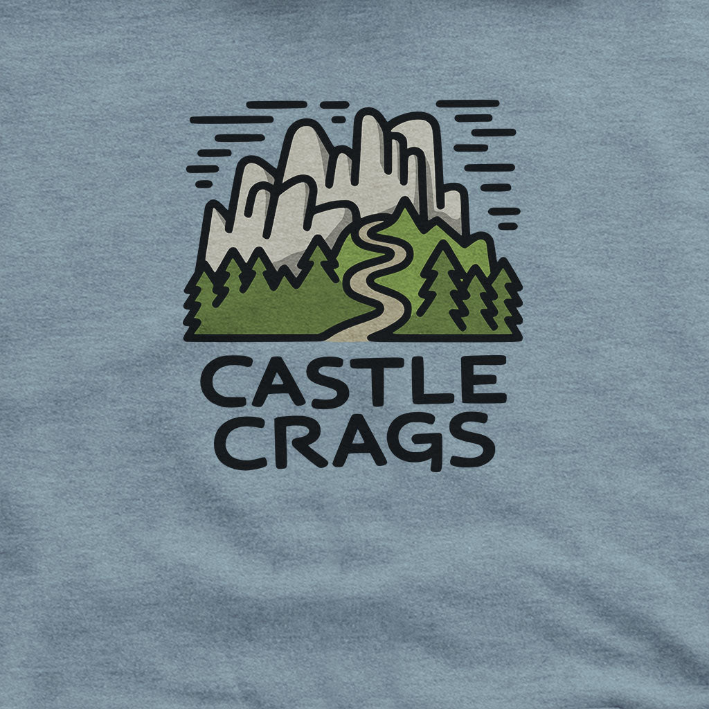 Castle Crags State Park Hoodie Adventure and Outdoors Themed Hoodie