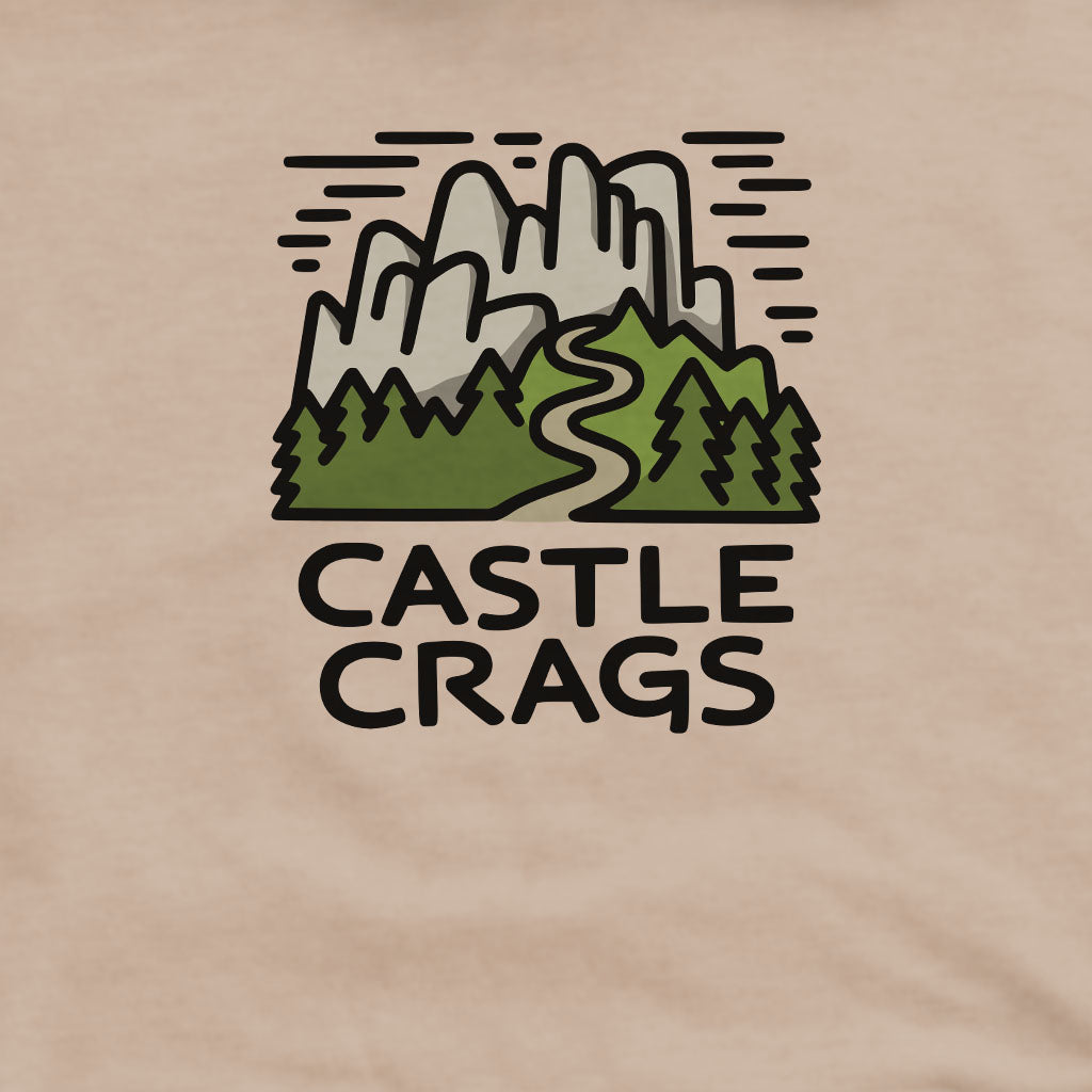 Castle Crags State Park Sweatshirt Adventure and Outdoors Themed Sweatshirt