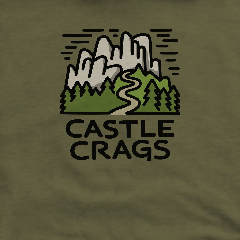 Castle Crags State Park Sweatshirt Adventure and Outdoors Themed Sweatshirt