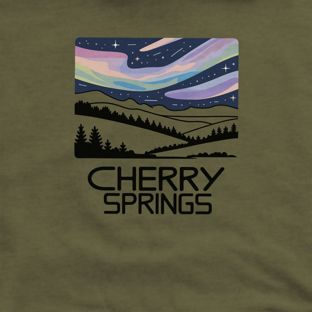 Cherry Springs at Night Crewneck Sweatshirt Adventure and Outdoors Themed Sweatshirt